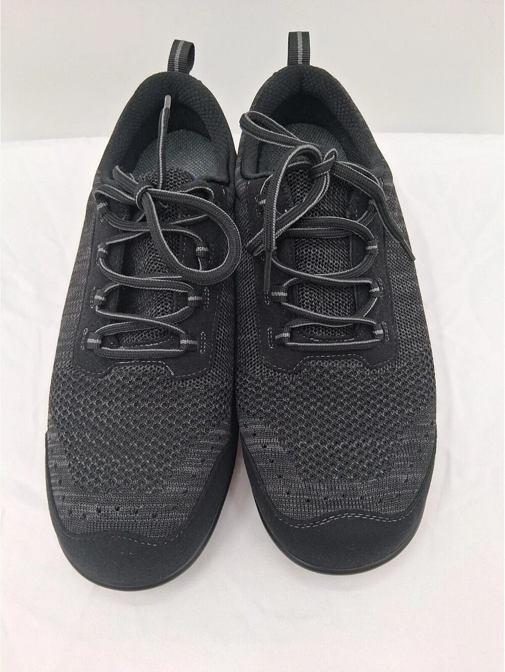 Orthofeet Shoes Women's 11 D Black Low Top Lace Up Casual Comfort Walking